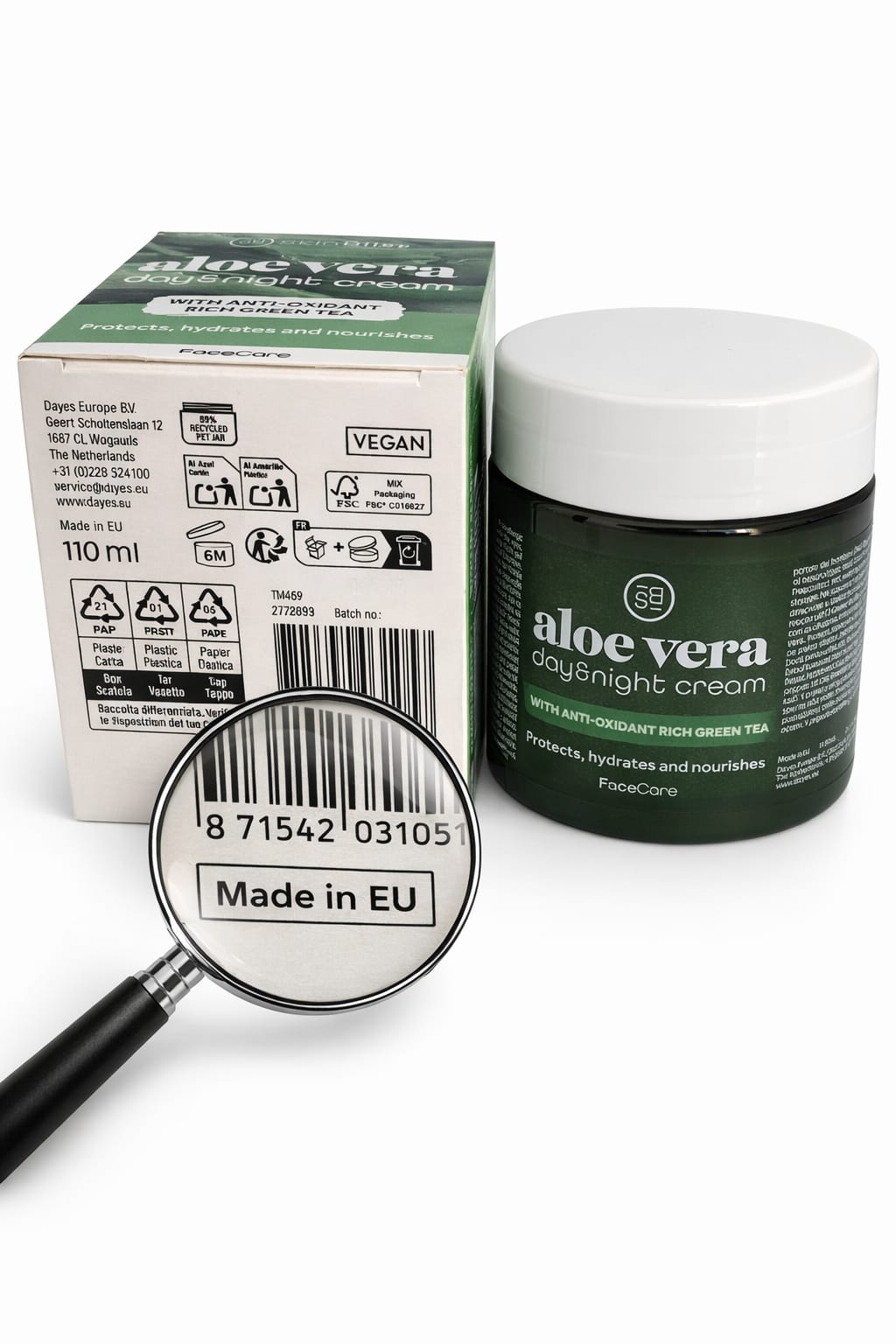 Crema facial aloe vera